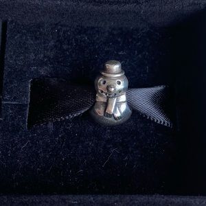 RETIRED Pandora Snowman Charm